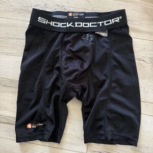 Shock Doctor Youth Boys Slider Shorts Youth Black No Cup  Size XL